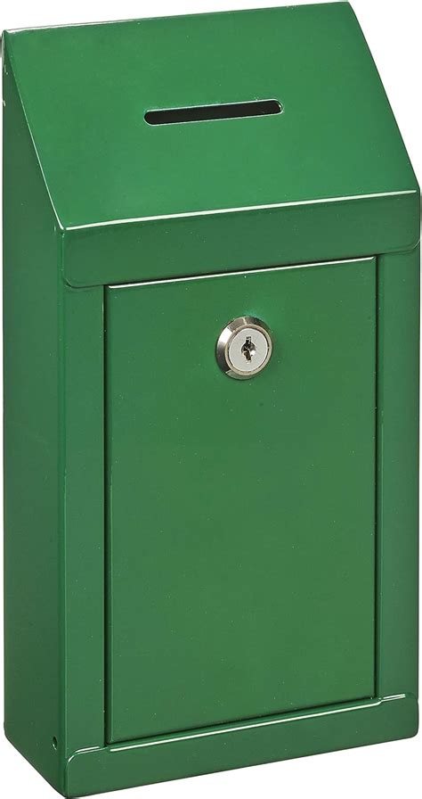 steel donation box with lock|secure donation boxes for parks.